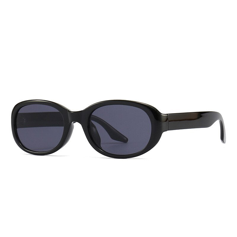 CCSpace Women's Full Rim Oval  Tr 90 Eyeglasses/Polarized Sunglasses 55869 Full Rim CCspace Black  