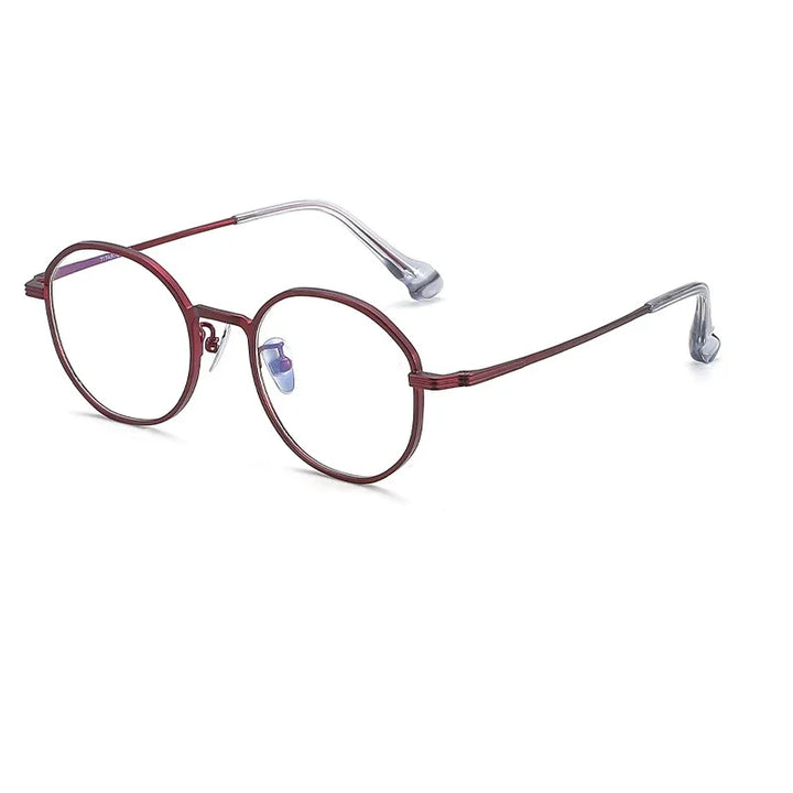 Aror Women's Full Rim Oval Round Titanium Eyeglasses 61012