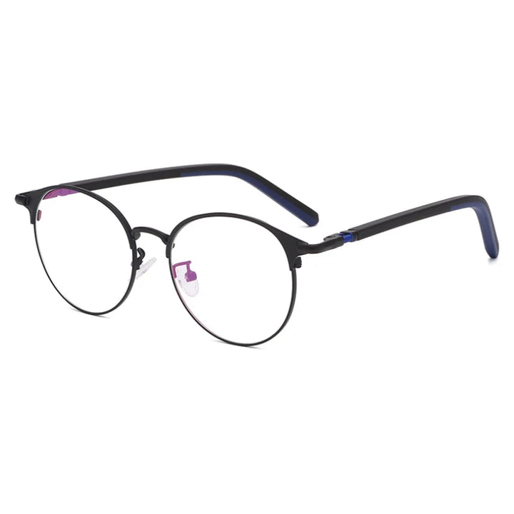 Handoer Women's Full Rim Round Steel Alloy Eyeglasses 78216