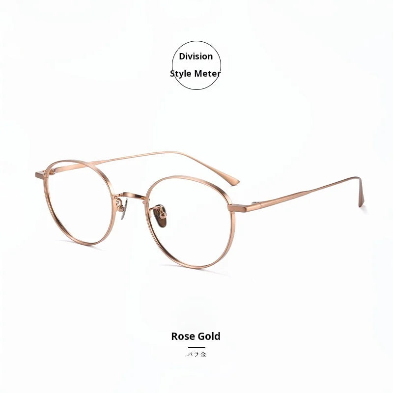 Momoja Women's Full Rim Oval Round Titanium Eyeglasses 721835