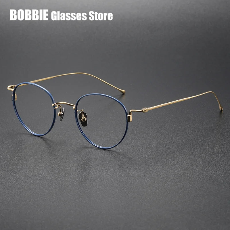 Bobblie Women's Full Rim Oval Round Titanium Eyeglasses 728564
