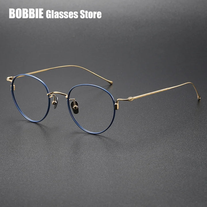 Bobblie Women's Full Rim Oval Round Titanium Eyeglasses 728564