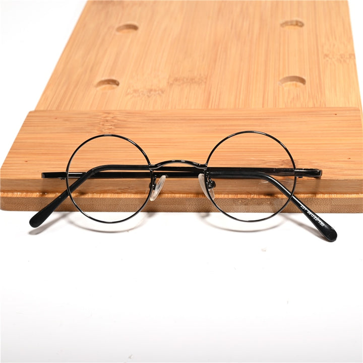Cubojue Unisex Full Rim Small Round Alloy Presbyopic Reading Glasses 201p Reading Glasses Cubojue   