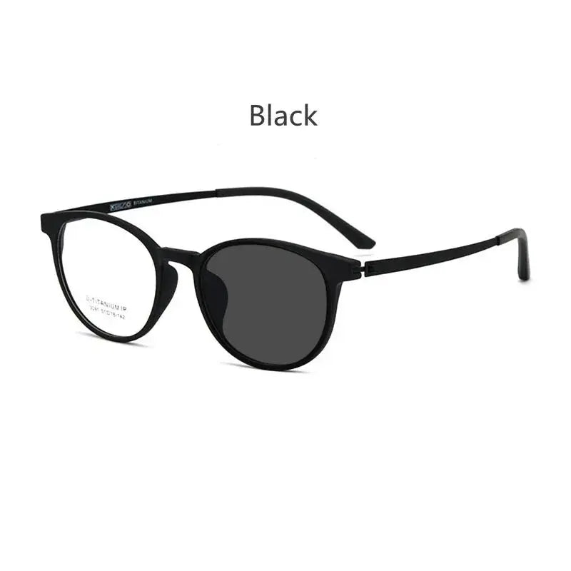 Handoer 230911 Unisex Full Rim Round Tr 90 Titanium Frames — view 4 | Handoer at FuzWeb