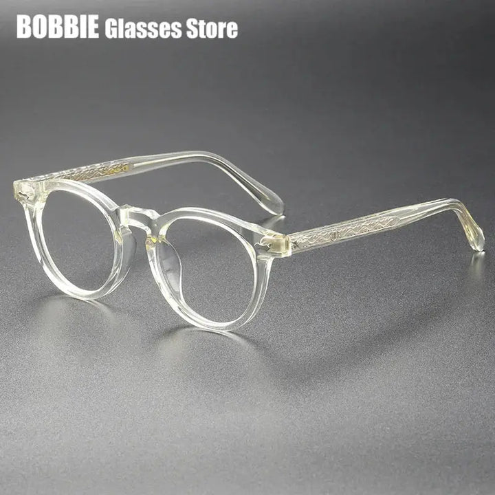 Bobbie 505000 Unisex 142mm Frames Full Rim Square Titanium Acetate FuzWeb