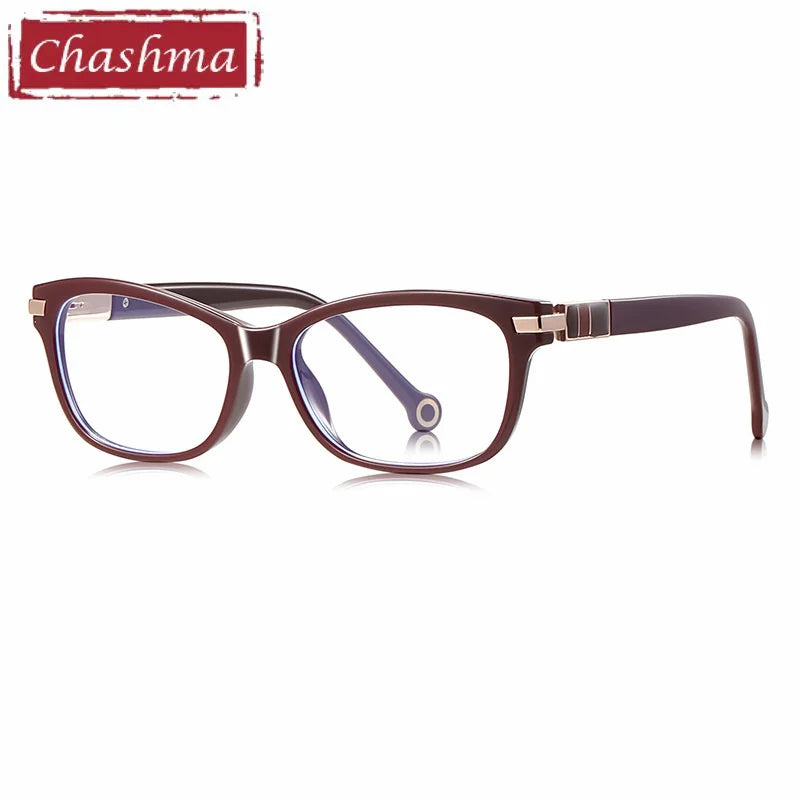 Chashma Ochki Unisex Full Rim Square Tr 90 Alloy Eyeglasses 881220