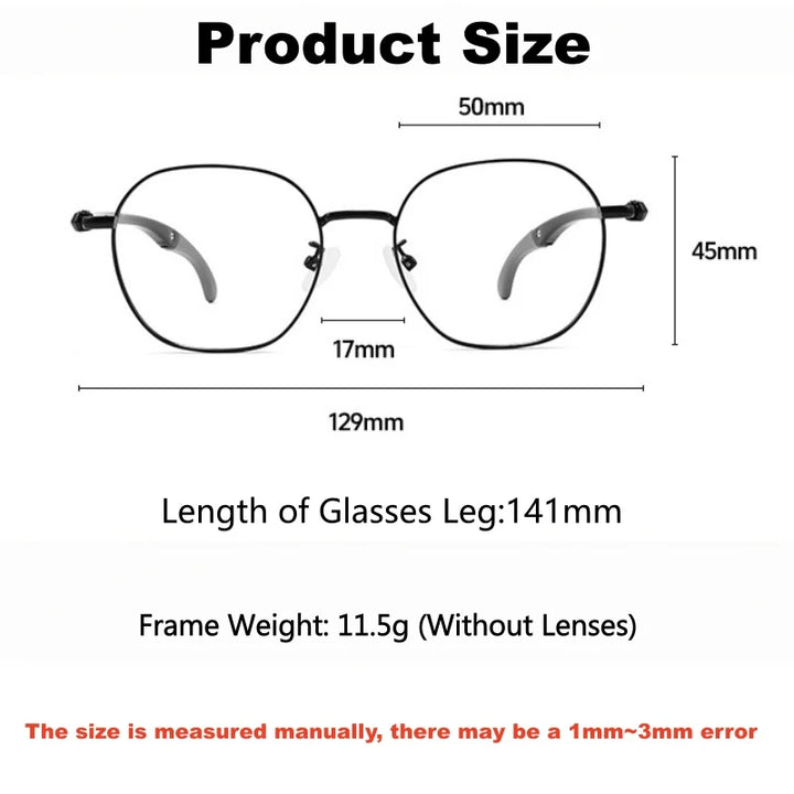 Yimaruili Unisex Full Rim Polygonal TR-90 Eyeglasses 2909ET — view 2 | Yimaruili at FuzWeb