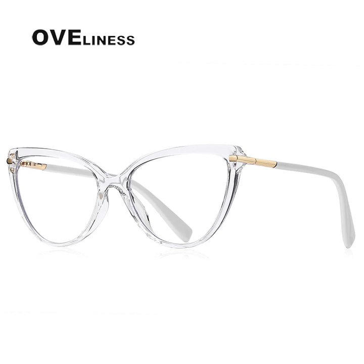 Oveliness Women's Full Rim Square Tr 90 Titanium Eyeglasses 22098
