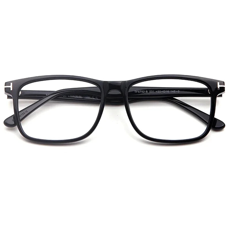 Aror Unisex Full Rim Square Acetate Eyeglasses 45752 Full Rim Aror C1