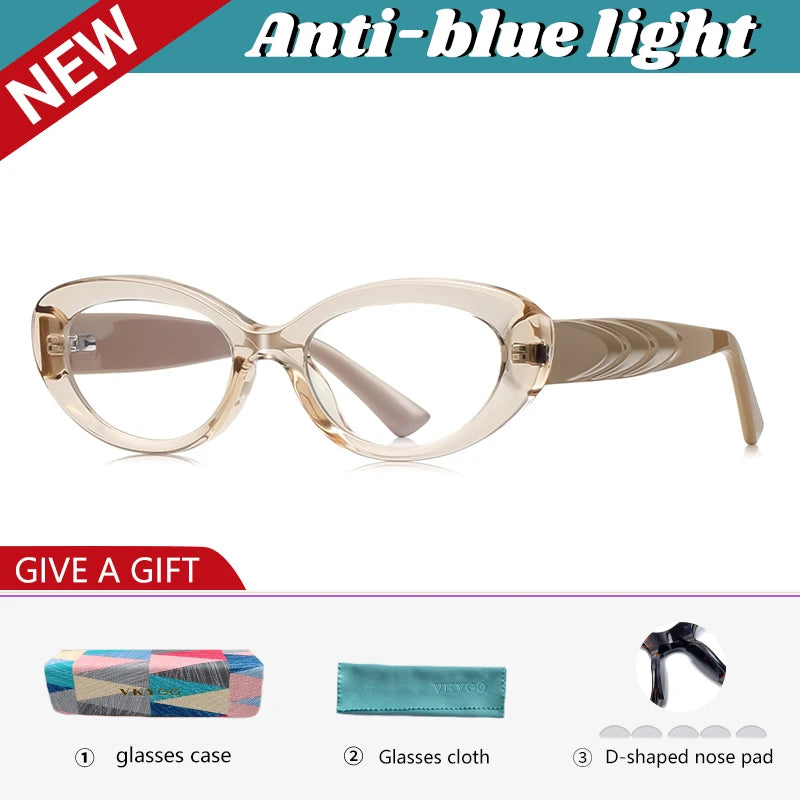 Vicky Women's Full Rim Oval Tr 90 Titanium Reading Glasses 512257