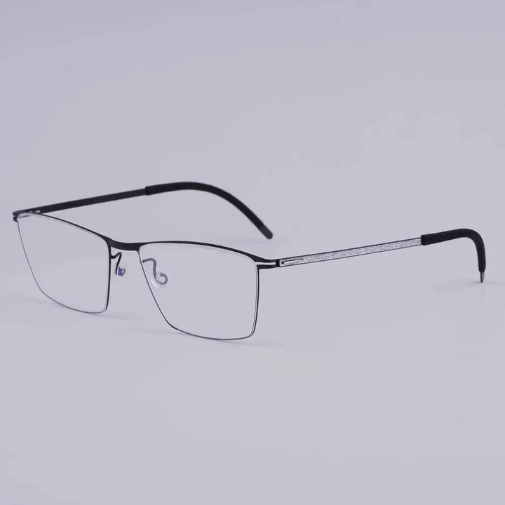 Bobbie 460951 Unisex 138mm Full Rim Square Titanium Frames FuzWeb