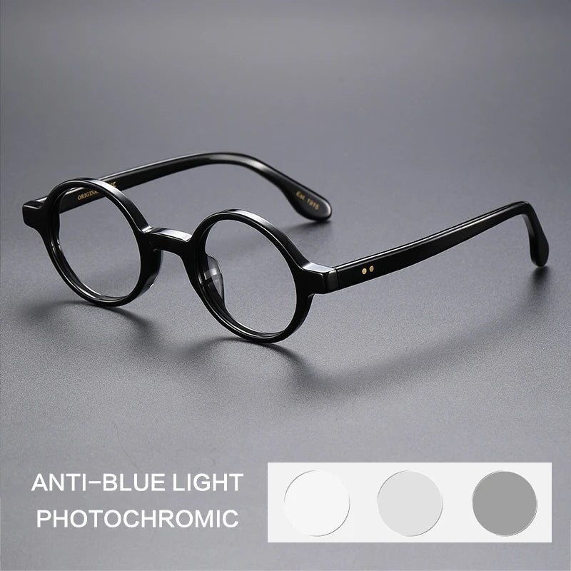 Gatenac Women's Full Rim Round Acetate Photochromic Reading Glasses G56002