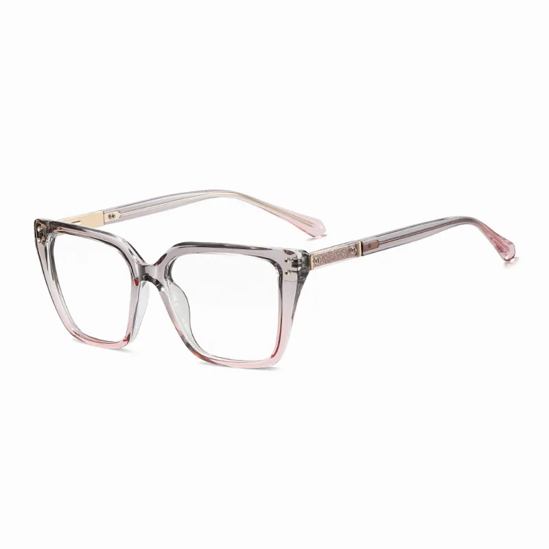 Ralferty Women's Full Rim Square Tr 90 Titanium Eyeglasses 883616