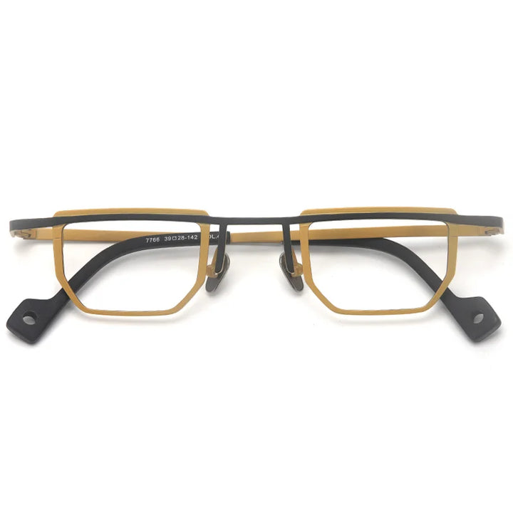 Muzz T7766 men's very small pure titanium prescription eyeglasses — view 5