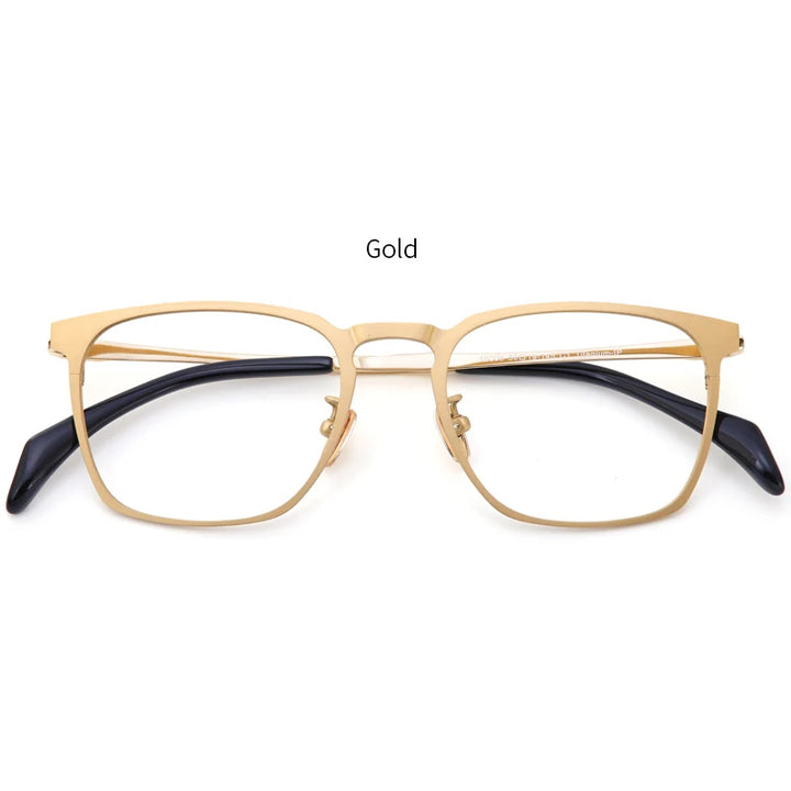 Muzz Women's Full Rim Square Titanium Eyeglasses 41808