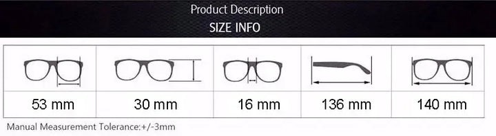 Handoer Unisex Semi Rim Square Stainless Steel Reading Glasses 3016 Semi Rim Handoer   