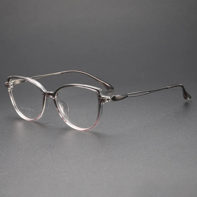 Momoja Women's Full Rim Oval Butterfly Tr 90 Alloy Eyeglasses 726016