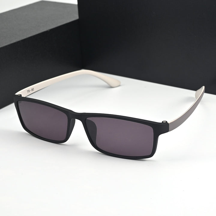 Cubojue Men's Full Rim Oversized Square Tr 90 Titanium Polarized Sunglasses T137 Sunglasses Cubojue   