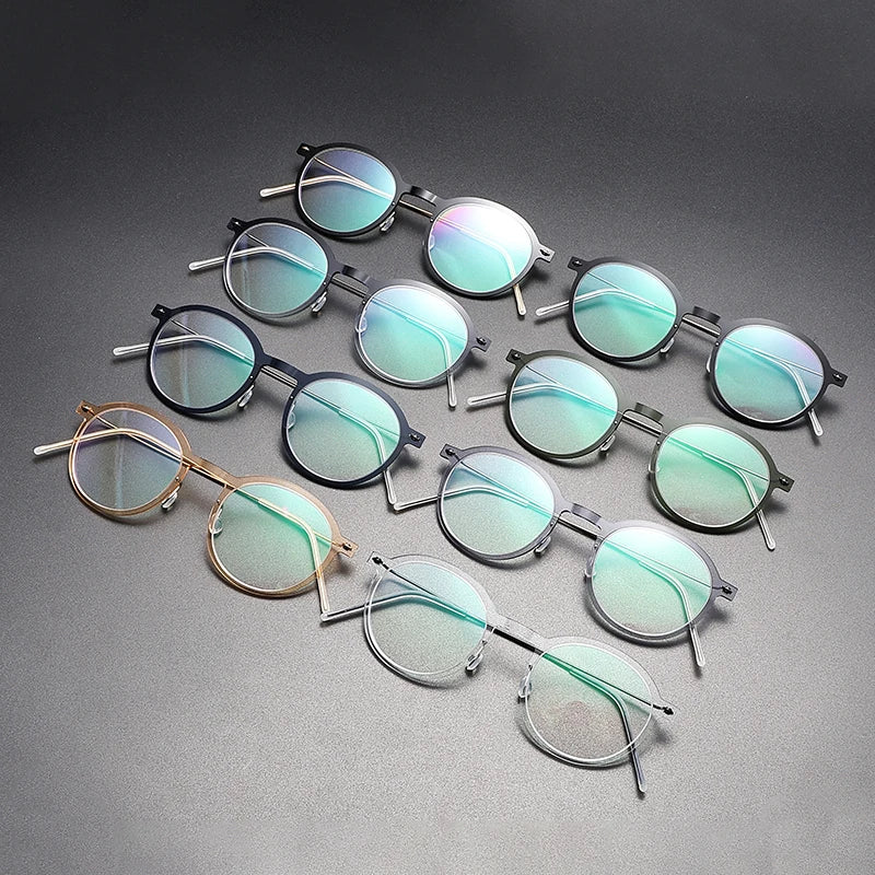 Bobbie Unisex Full Rim Round Acetate Eyeglasses 6586