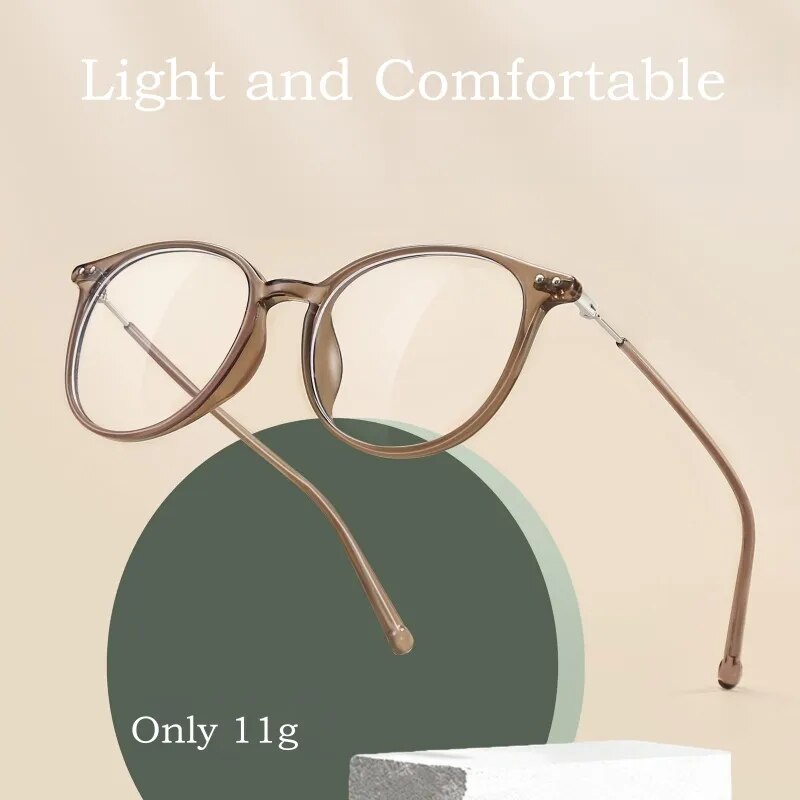 Yimaruil Unisex Full Rim Square Tr 90 Eyeglasses  01252 Full Rim Yimaruili Eyeglasses   
