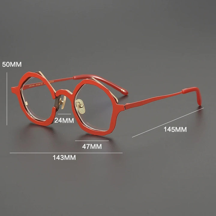 Gatenac Unisex Full Rim Oval Titanium Photochromic Reading Glasses 970100