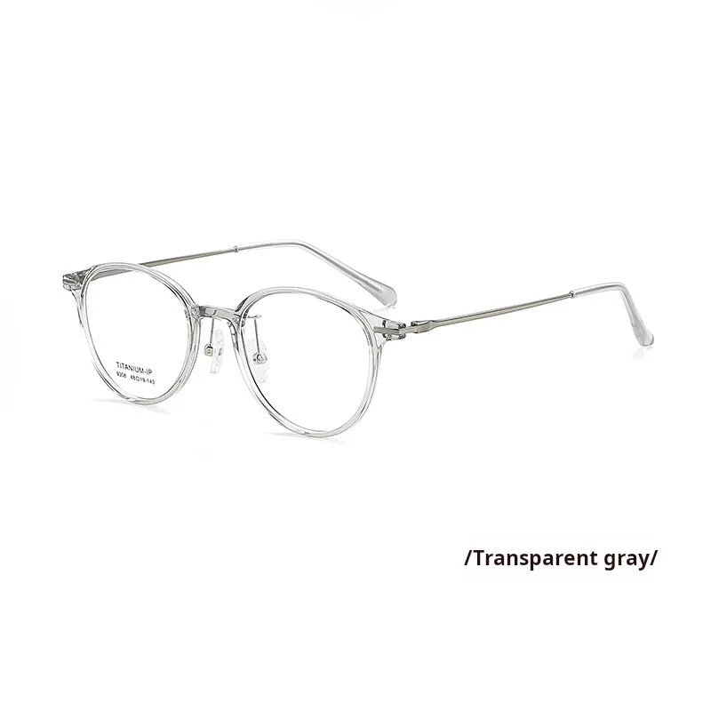 Momoja Women's Full Rim Oval Round Tr 90 Titanium Eyeglasses 739308
