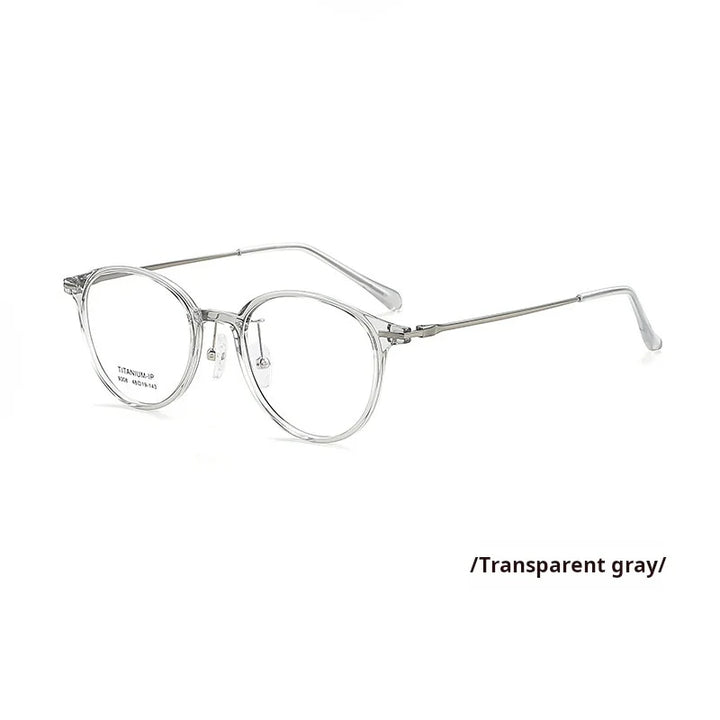 Momoja Women's Full Rim Oval Round Tr 90 Titanium Eyeglasses 739308