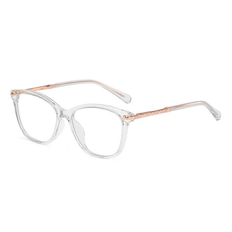 Zirosat Unisex Children's Full Rim Square Tr 90 Alloy Eyeglasses 20203