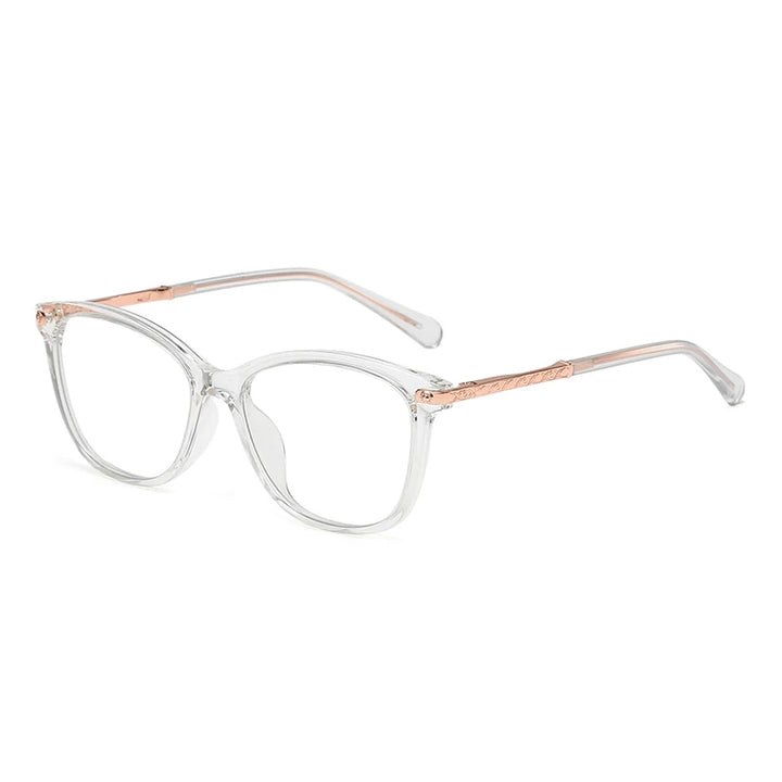 Zirosat Unisex Children's Full Rim Square Tr 90 Alloy Eyeglasses 20203