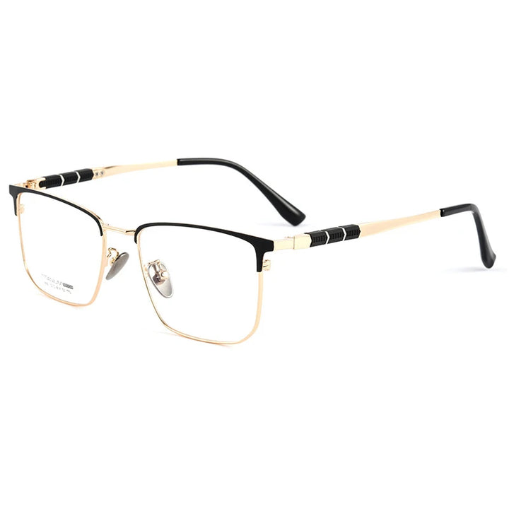 Handoer Women's Full Rim Square Titanium Eyeglasses 90109