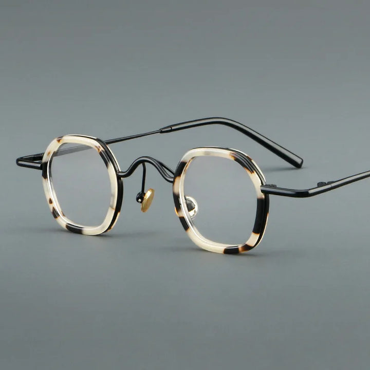CCspace Women's Full Rim Round Acetate Alloy Reading Glasses 310888