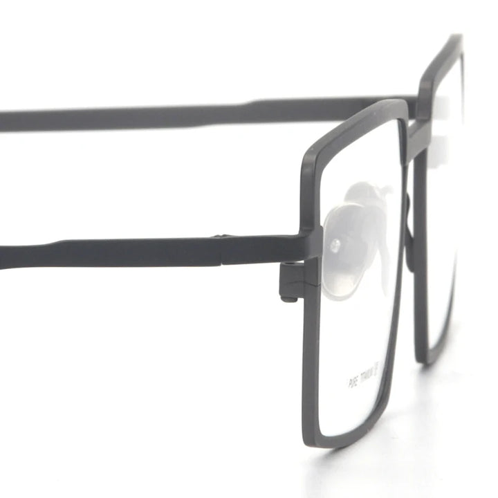 Muzz T7789 men's square IP titanium prescription eyeglasses — view 8
