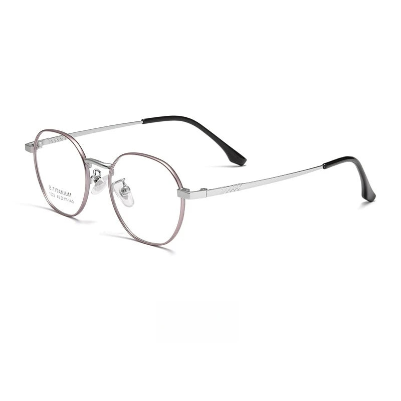 Yimaruili Youth Girl's Full Rim Oval Round Alloy Eyeglasses 10224