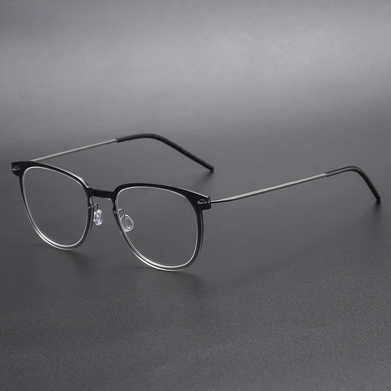 Bobbie Women's Full Rim Square Titanium Acetate Eyeglasses 976549