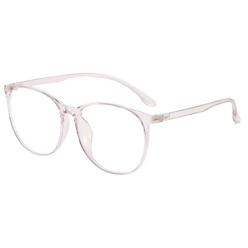Handoer Unisex Full Rim Round TR90 Blue Light Prescription Eyeglasses 5703 - view 3