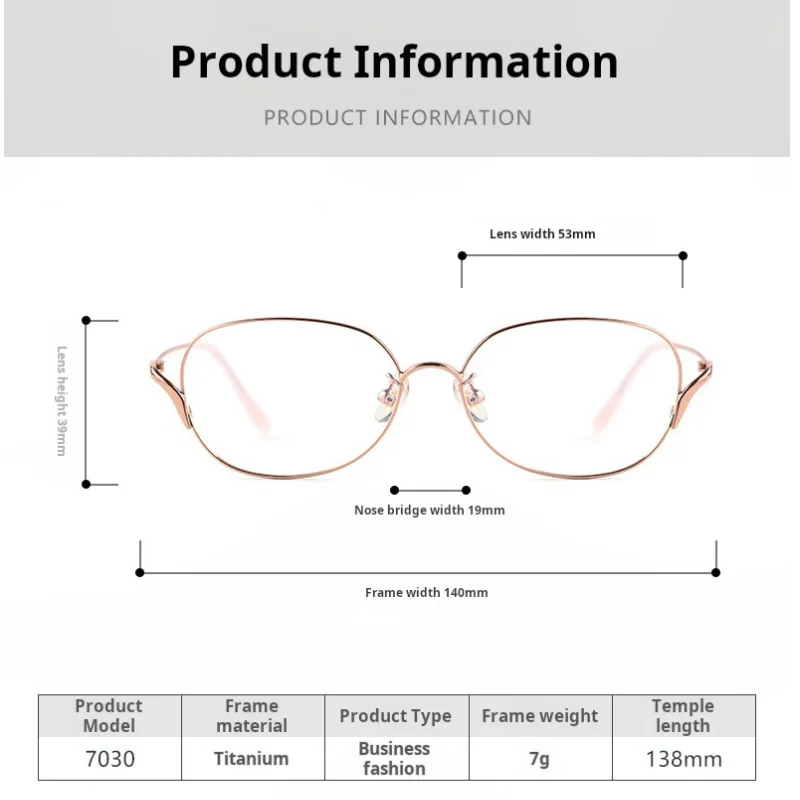 Xbora Unisex Full Rim Oval Square Titanium Alloy Eyeglasses 70301