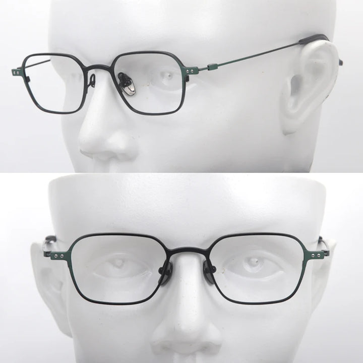 Muzz Y10005 unisex IP titanium prescription eyeglasses — view 7