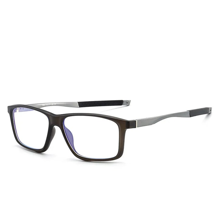 Muzz 58330 unisex square cycling TR-90 prescription eyeglasses — view 4