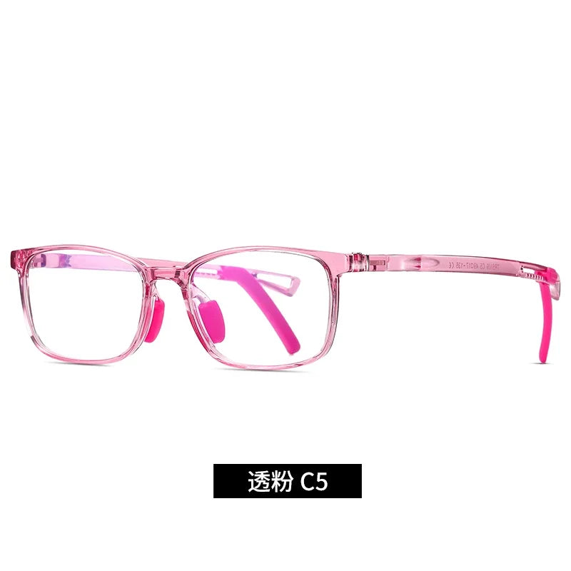 Vicky Youth Unisex Full Rim Square Tr 90 Titanium Eyeglasses 5109 Full Rim Vicky TR5109-C5 CHINA 