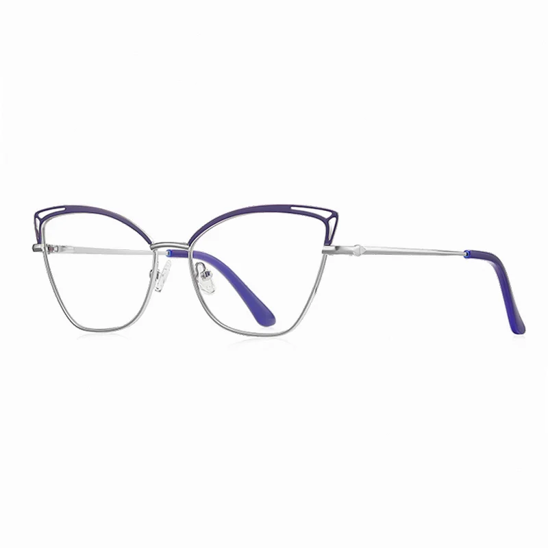 Ralfterty Women's Full Rim Oval Cat Eye Alloy Eyeglasses 883038