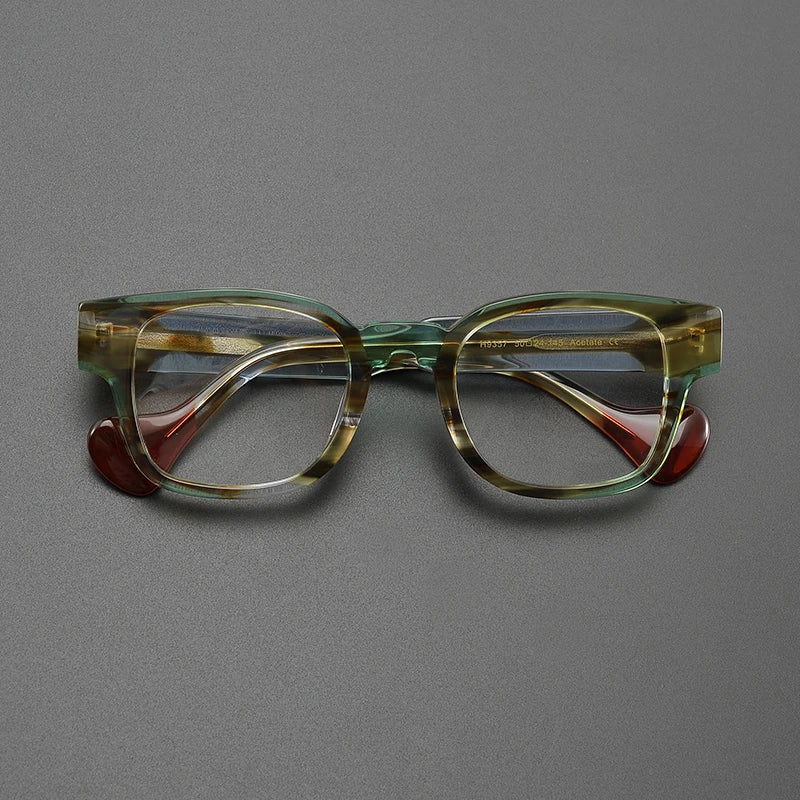 Nobler Unisex Full Rim Square Acetate Eyeglasses 1935 Full Rim Nobler C1  