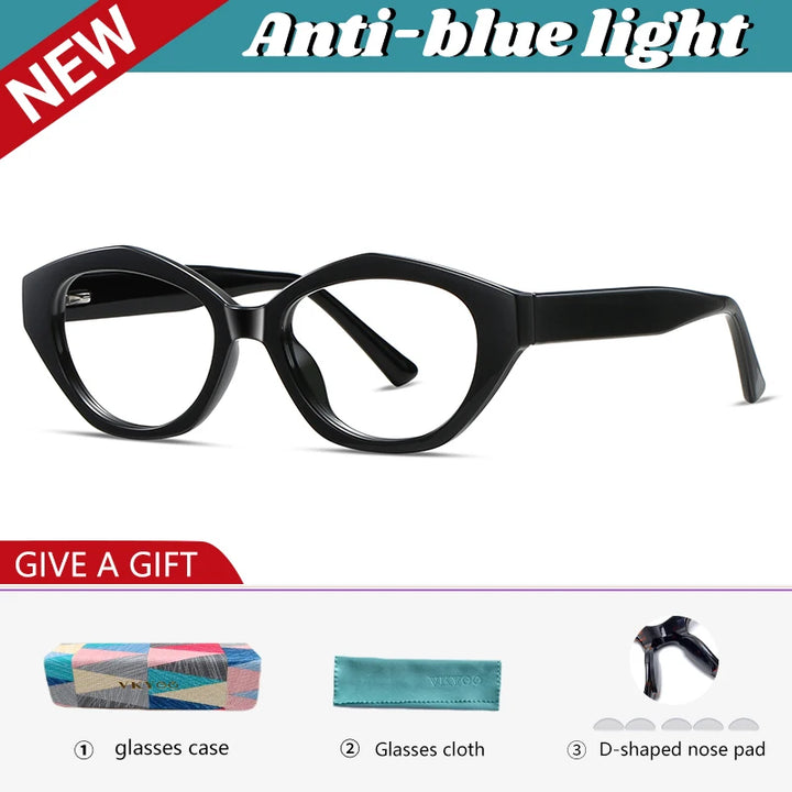 Vicky Unisex Full Rim Oval Tr 90 Titanium Reading Glasses 97029