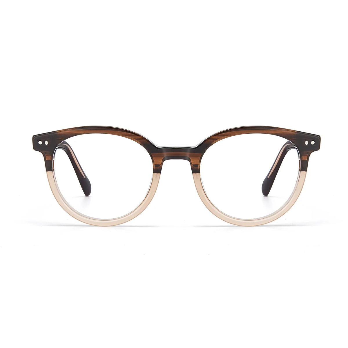 Xbora M3019 Guo Da Unisex's Round Full Rim Eyeglasses