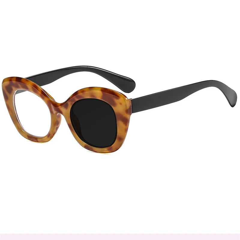 Kocolior Women's Full Rim Square Acetate Photochromic Reading Glasses 711388