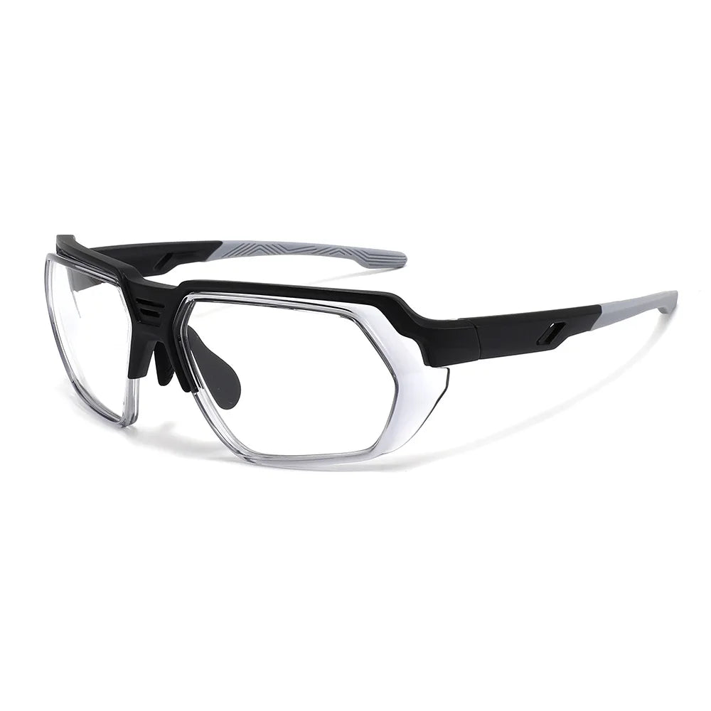 Xbora Unisex Full Rim Polygon Square Tr 90 Tpee Sport Eyeglasses 50601