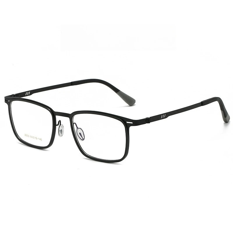 Yimaruili Men's Full Rim Square Alloy Eyeglasses 20034