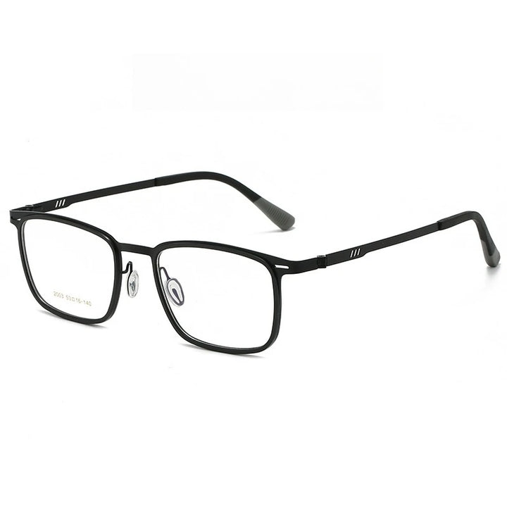 Yimaruili Men's Full Rim Square Alloy Eyeglasses 20034