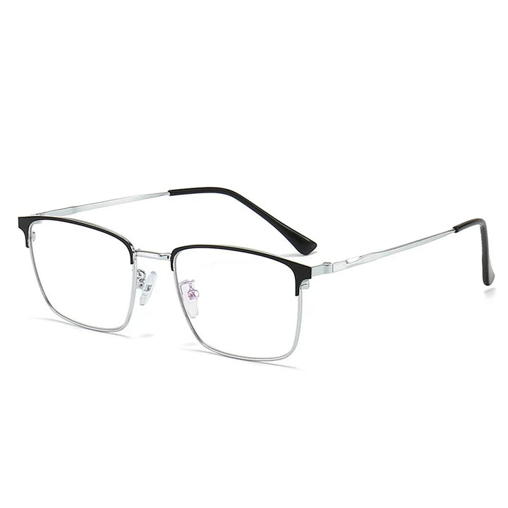 Gmei Women's Full Rim Square Titanium-Alloy Eyeglasses 53125