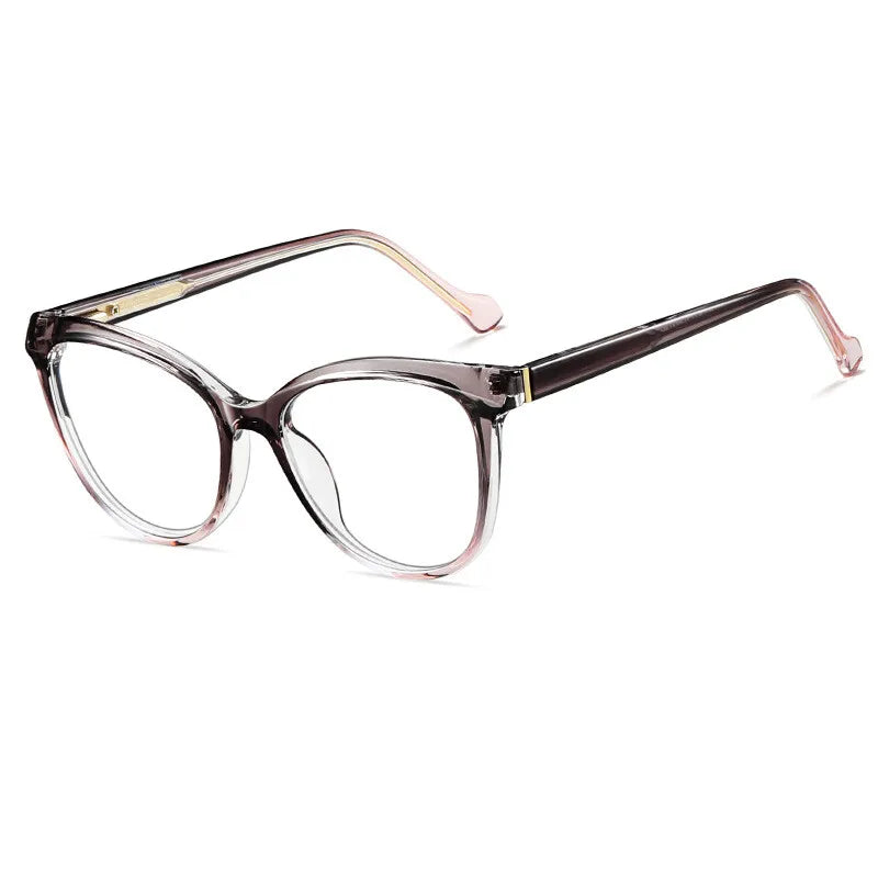 CCspace Women's Full Rim Square Tr 90 Alloy Reading Glasses 311153