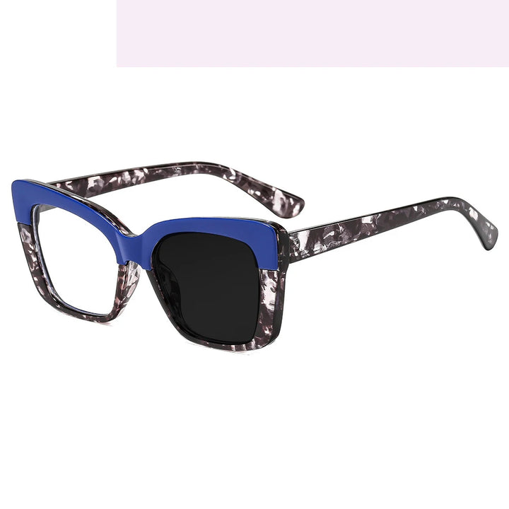 Kocolior Women's Full Rim SquareTr 90 Photochromic Reading Glasses 726938